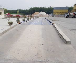 Electronic weighing station 120 tons