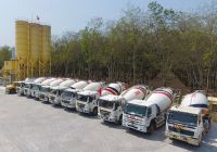 Concrete trucks